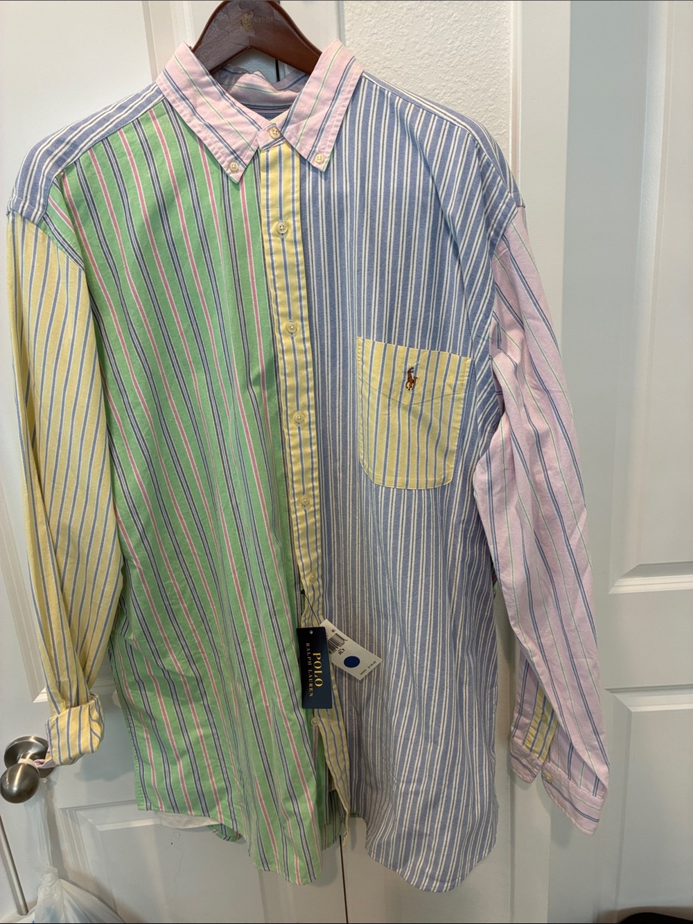 Polo by Ralph Lauren Pastel Multistripe Button-Down Shirt